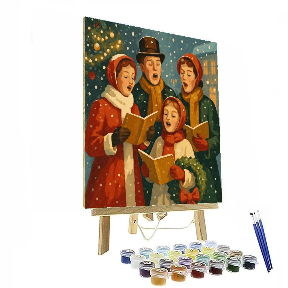 Snowlight Serenade Paint by numbers kits