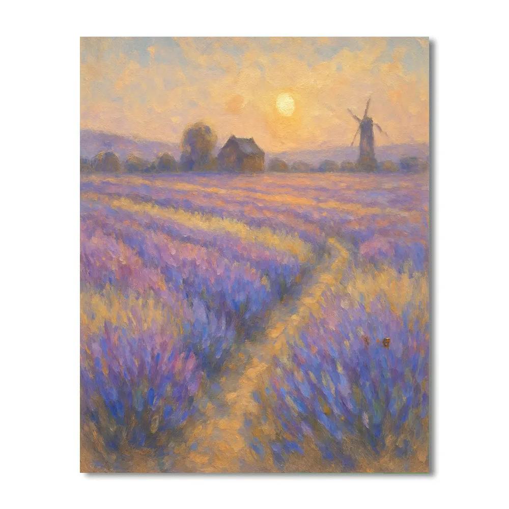 Lavender Evening Breeze paint by number