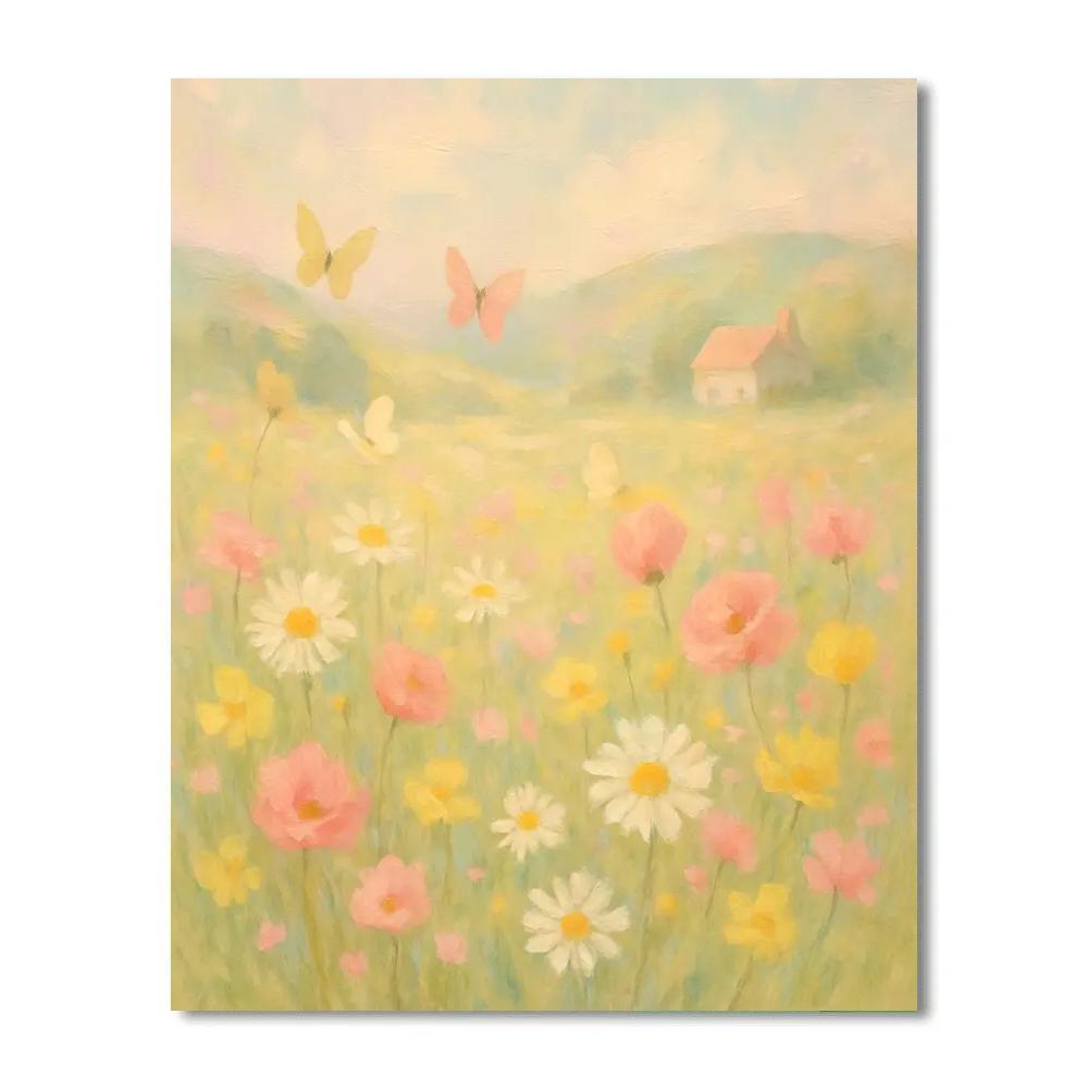 Flower Meadow Daydream paint by color