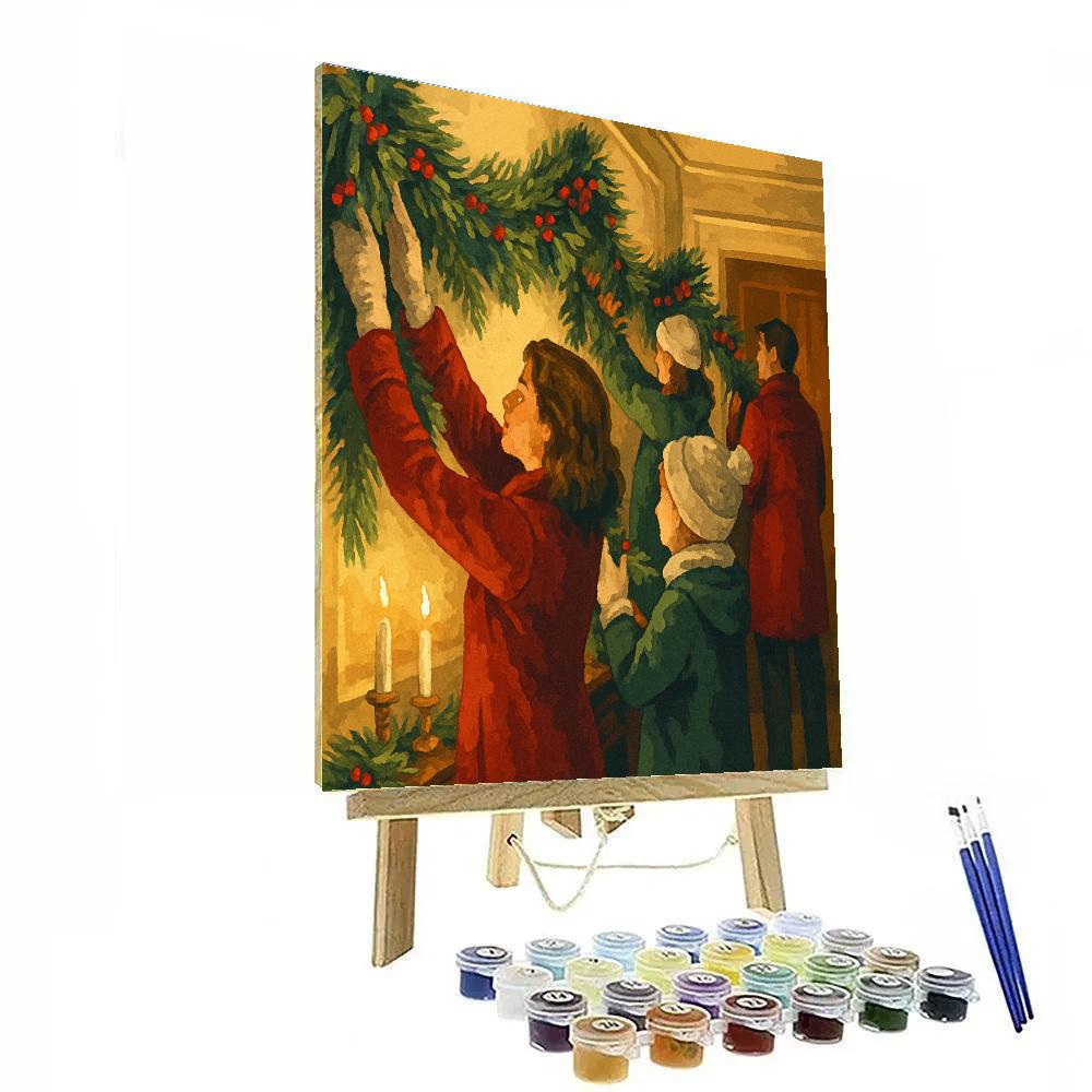 Garland Gathering Glow Number painting