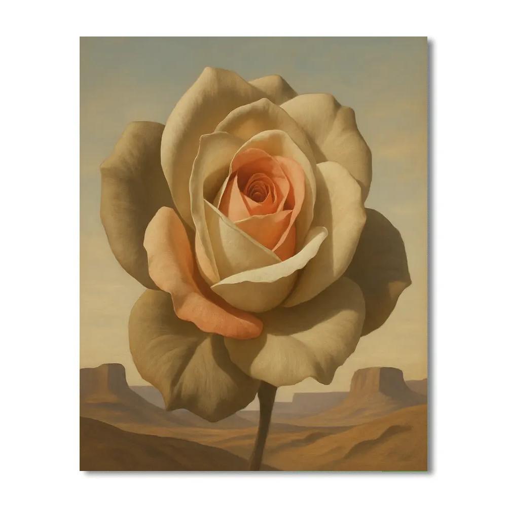 Georgia OKeeffe Desert Bloom Painting by numbers kit