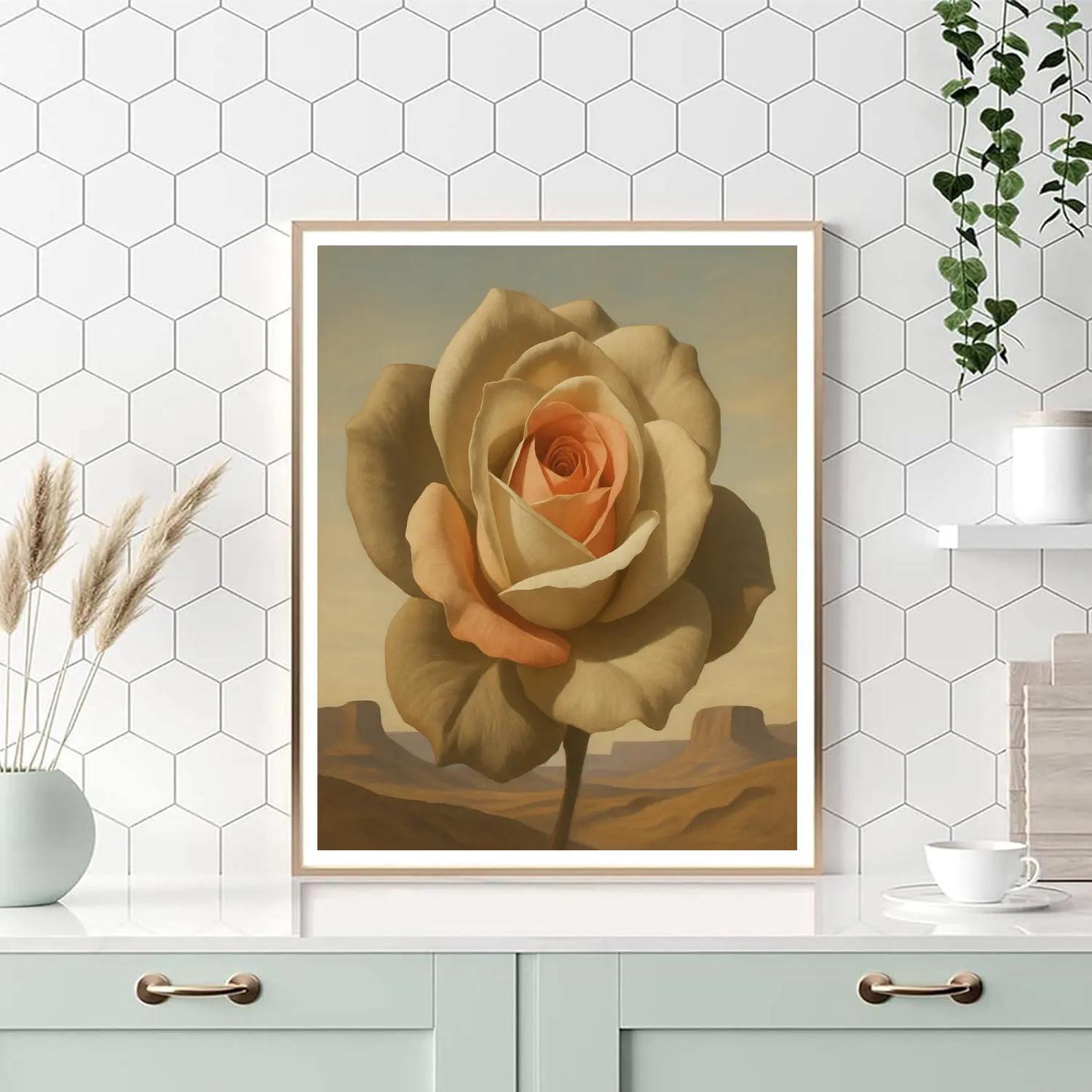 Georgia OKeeffe Desert Bloom Painting by numbers kit