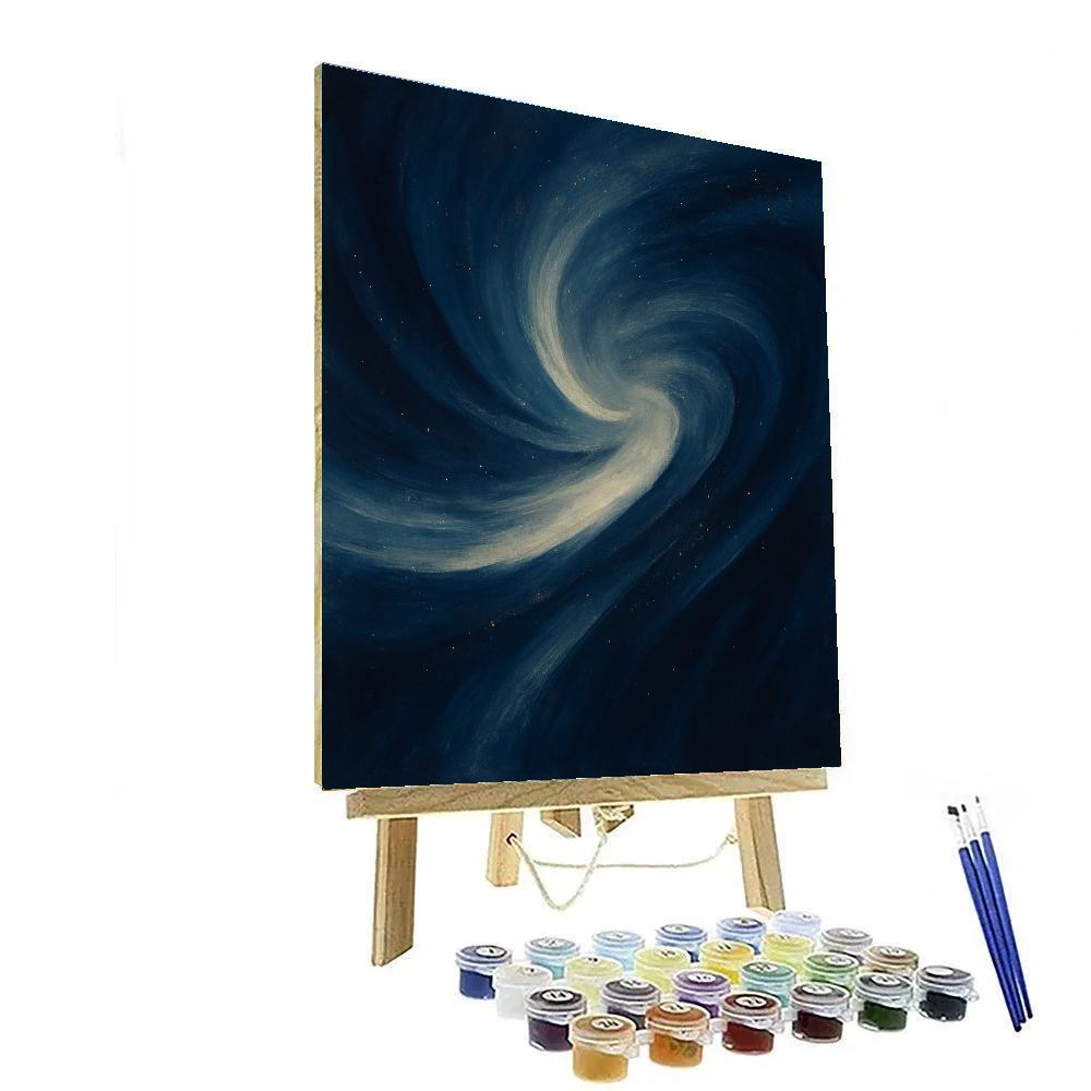 Abstract Celestial Drift paint by color