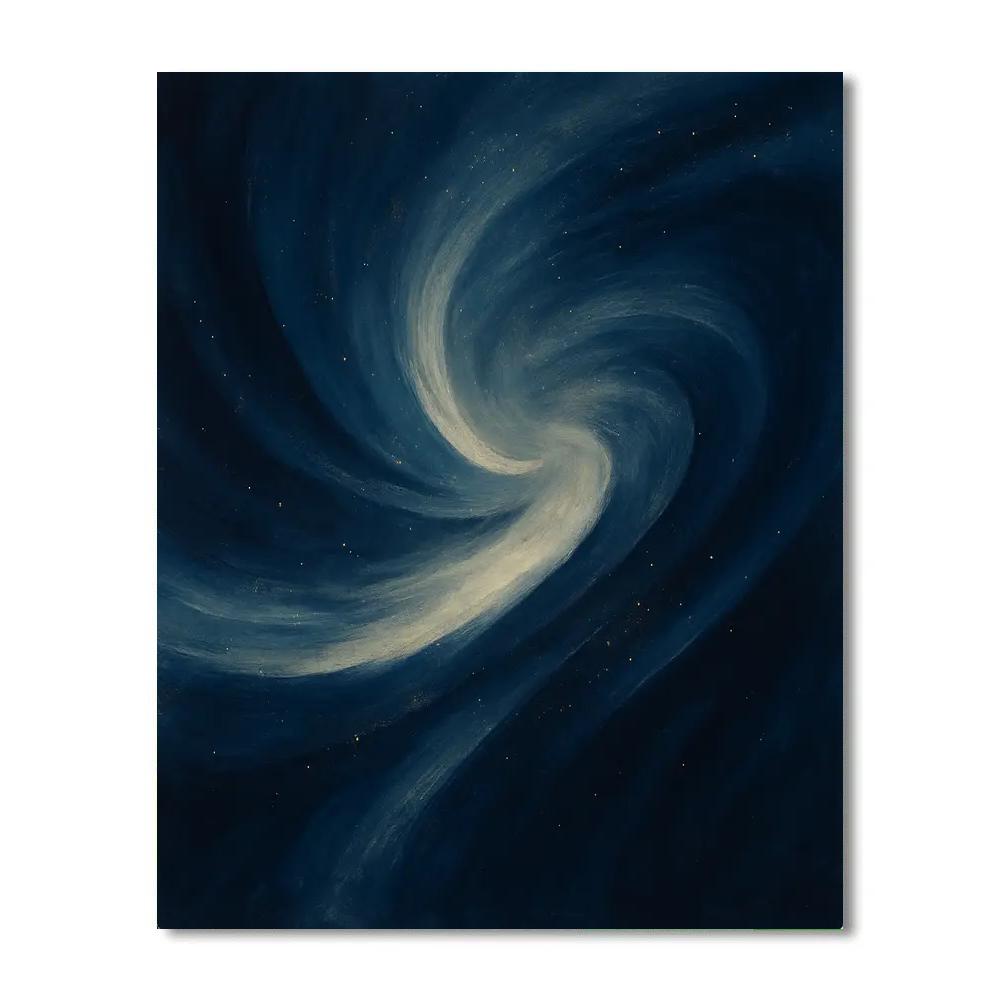 Abstract Celestial Drift paint by color