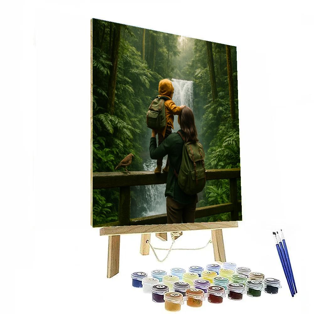 Rainforest Canopy Exploration painting number kit