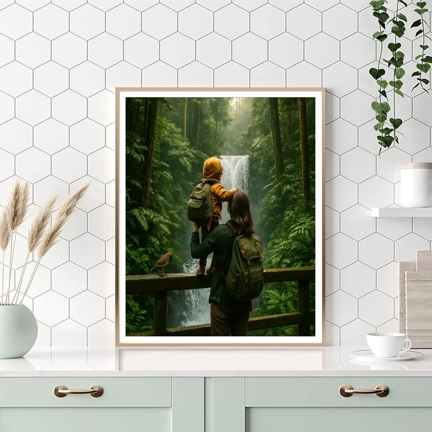 Rainforest Canopy Exploration painting number kit