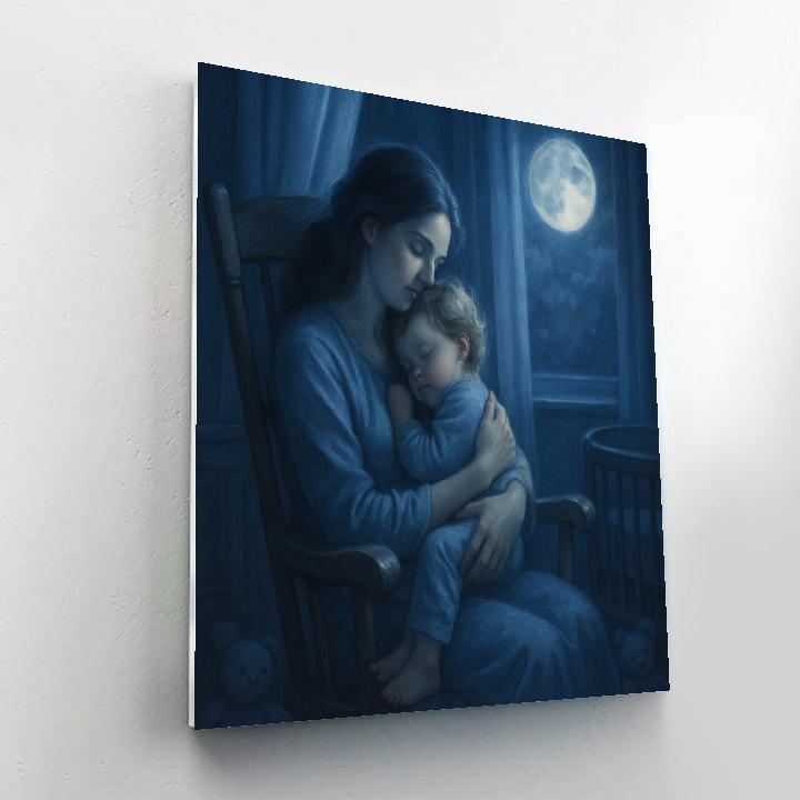 Lullaby Under Moonlight Numbered painting kits