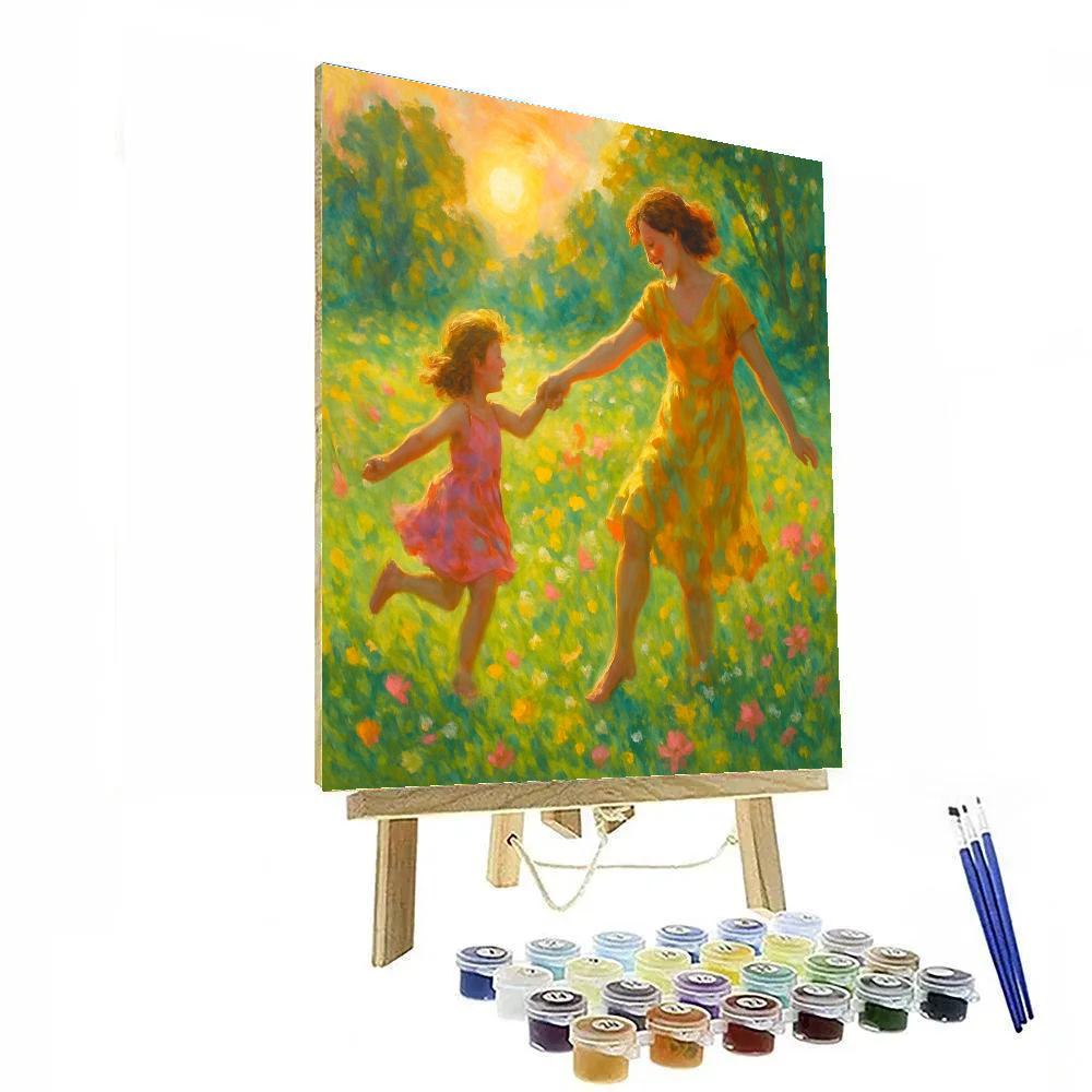 Springtime Meadow Dance Numbered painting kits