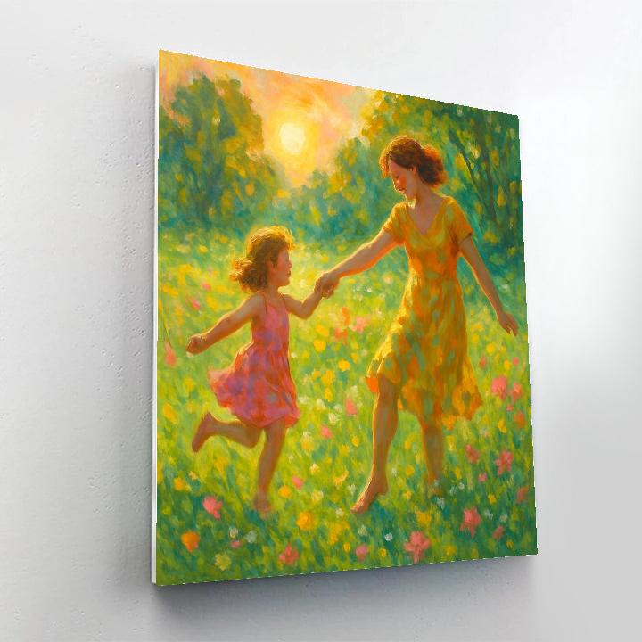Springtime Meadow Dance Numbered painting kits