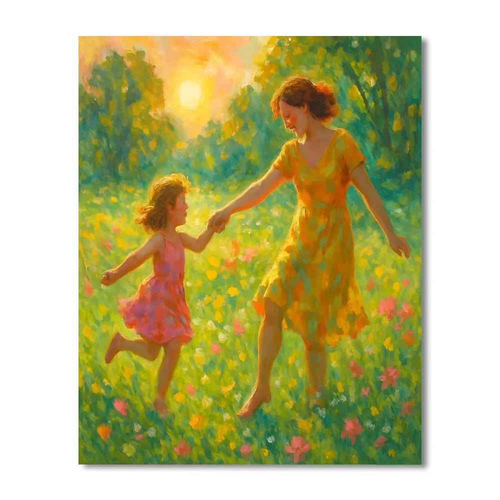 Springtime Meadow Dance Numbered painting kits