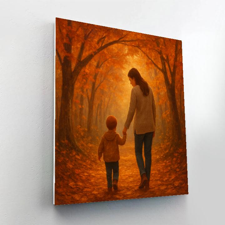 Guiding Hands Along The Path paint by numbers