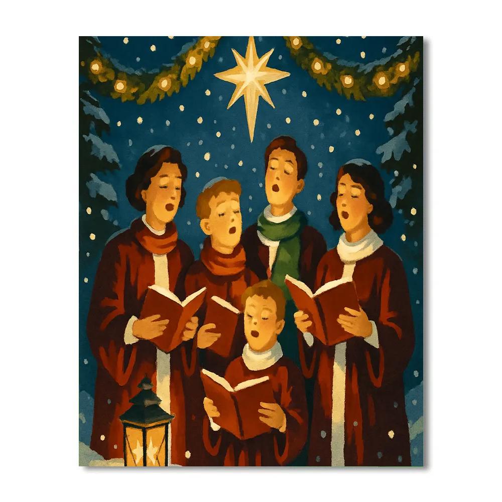 Star Of The Season Singers Numbered painting kits