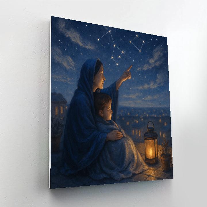 Constellations Of Her Lullaby paint by numbers