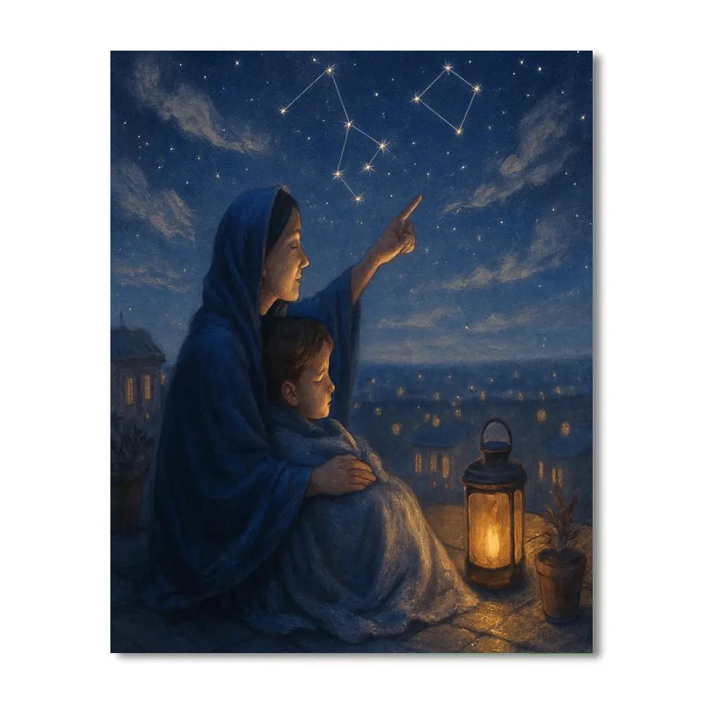 Constellations Of Her Lullaby paint by numbers