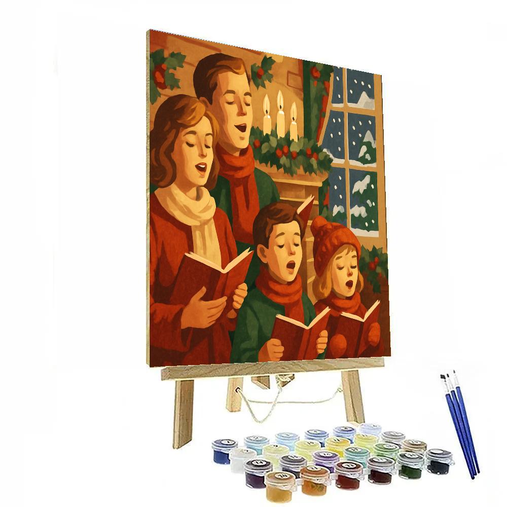 Holiday Hearthside Harmony Paint by numbers kits
