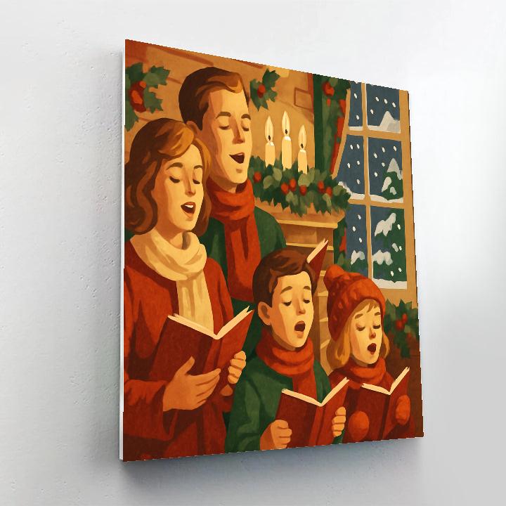 Holiday Hearthside Harmony Paint by numbers kits