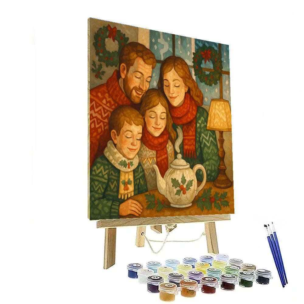 Warm Woolen Wishes paint by numbers