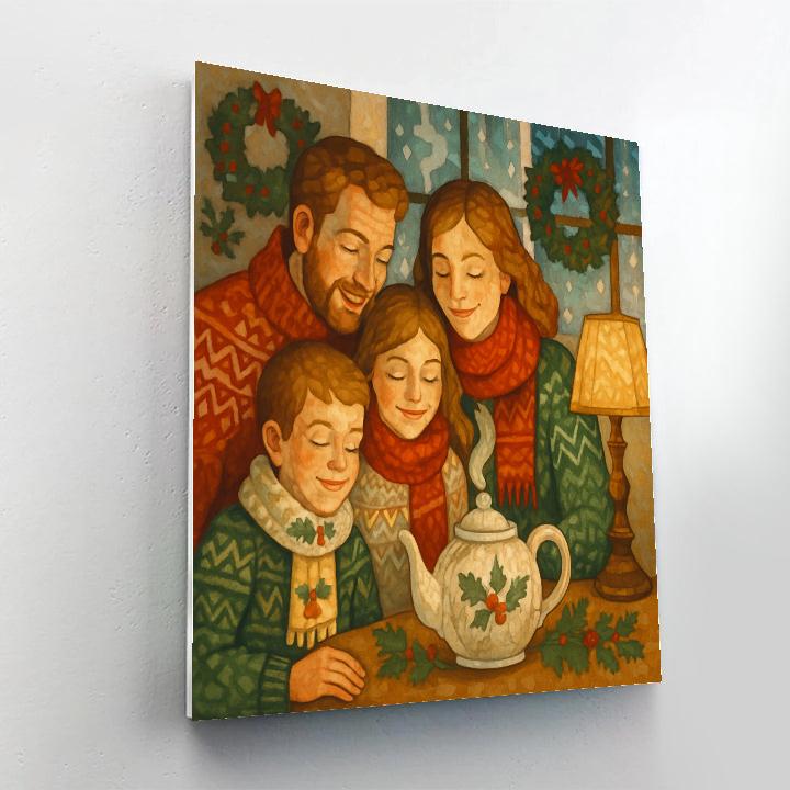 Warm Woolen Wishes paint by numbers