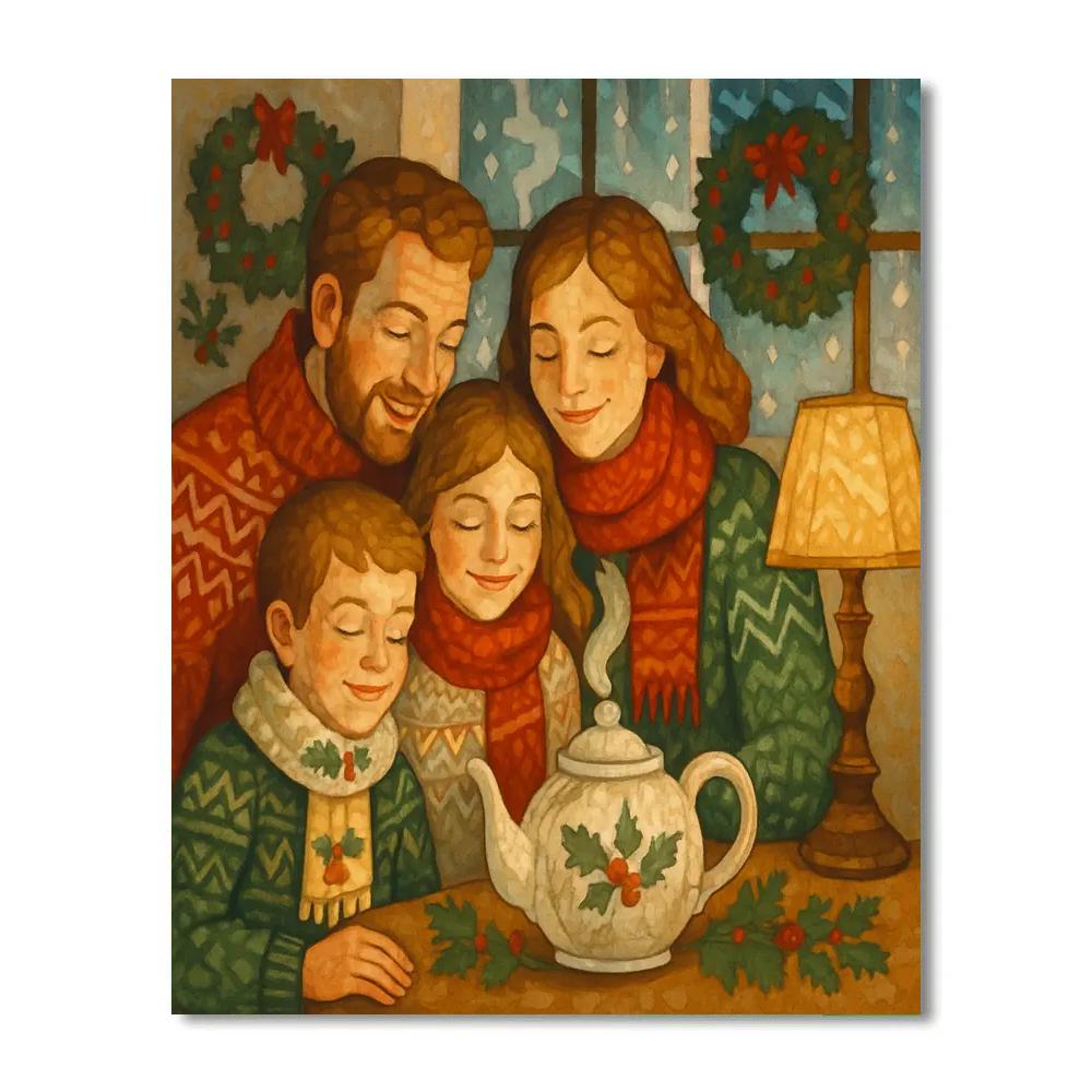 Warm Woolen Wishes paint by numbers