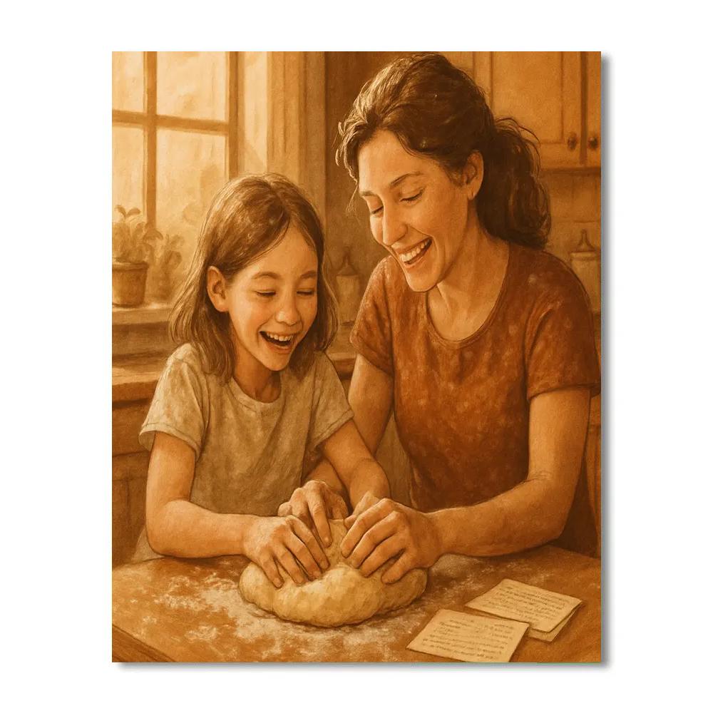 Kitchen Baking Legacy Number painting