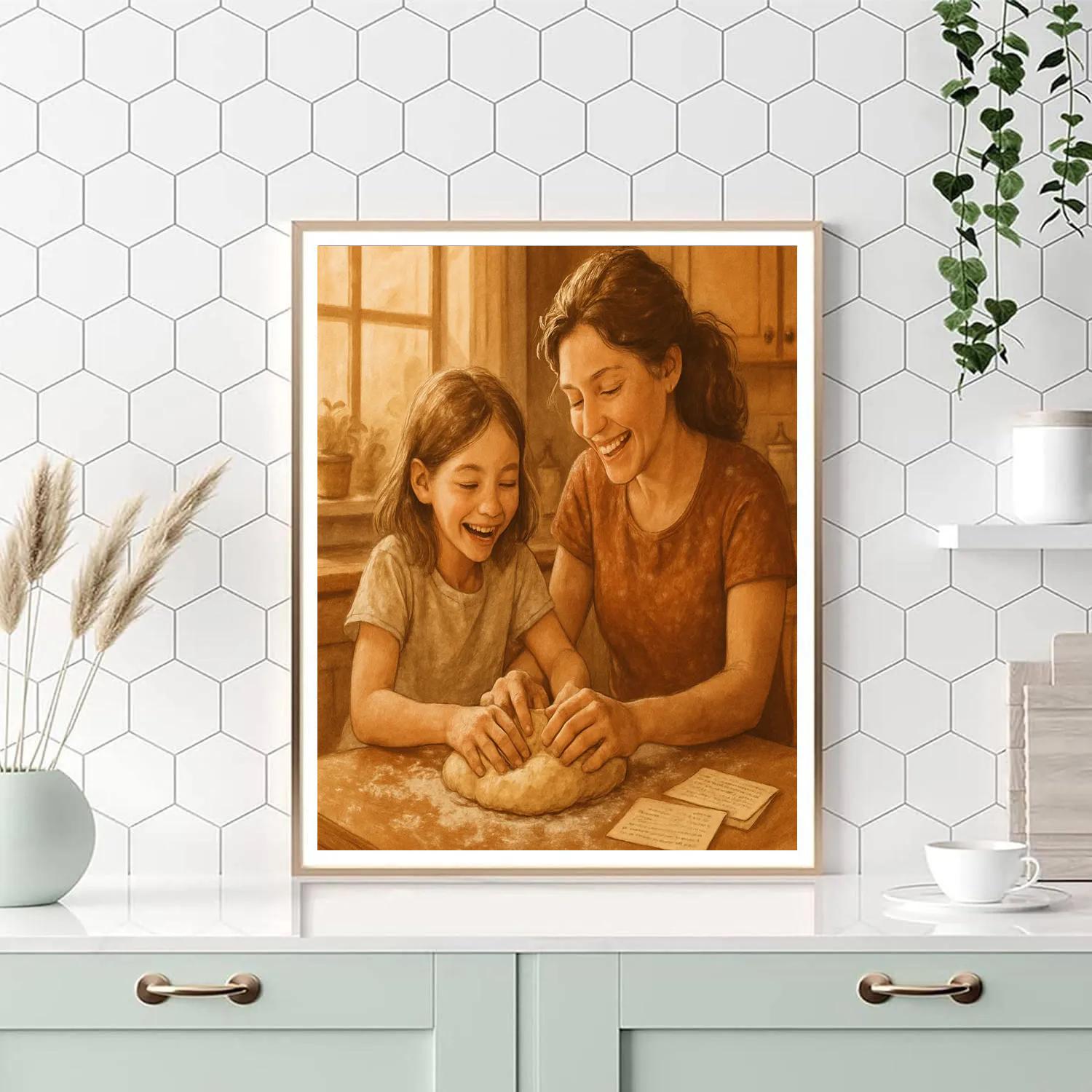 Kitchen Baking Legacy Number painting