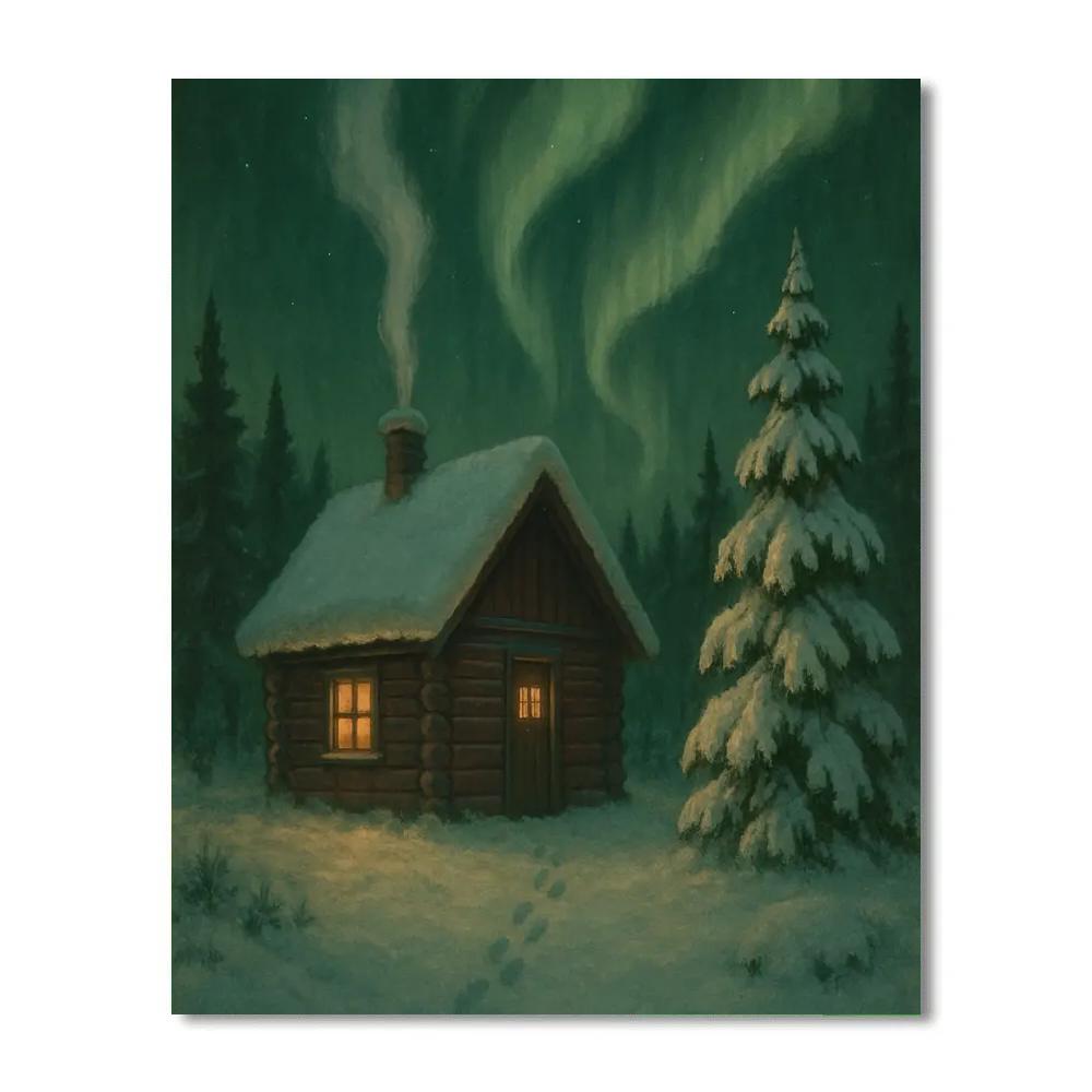 Christmas Northern Quiet Christmas DIY paint by numbers