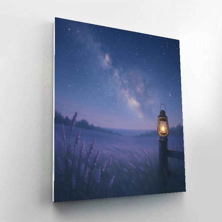 Lavender Starfield Breeze Lavender Paint by numbers art