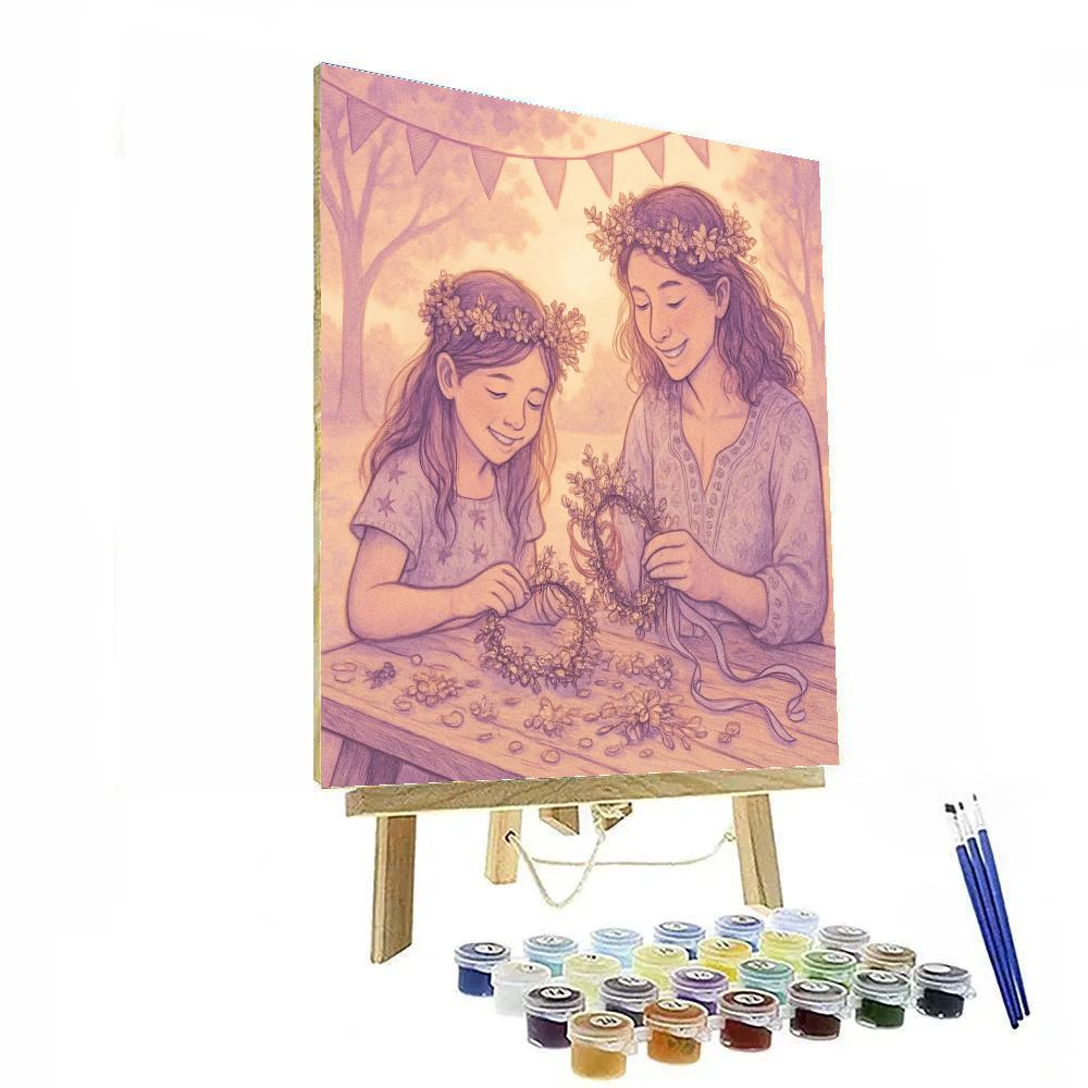 Flower Crown Workshop paint by number