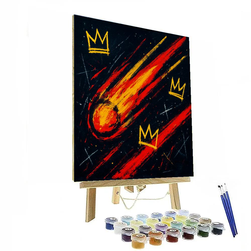 Basquiat Meteor Jive Basquiat DIY paint by numbers