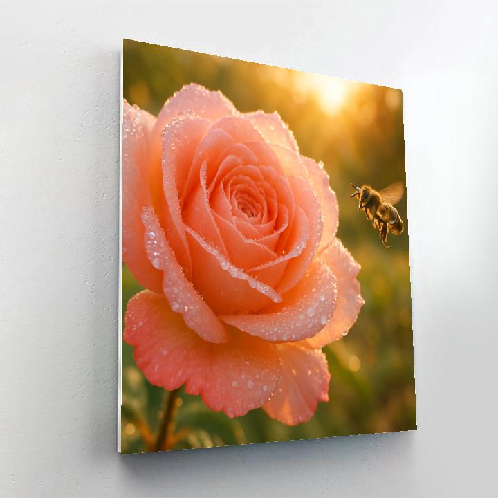 Flower Dawn Petal Surge Flower paint by color