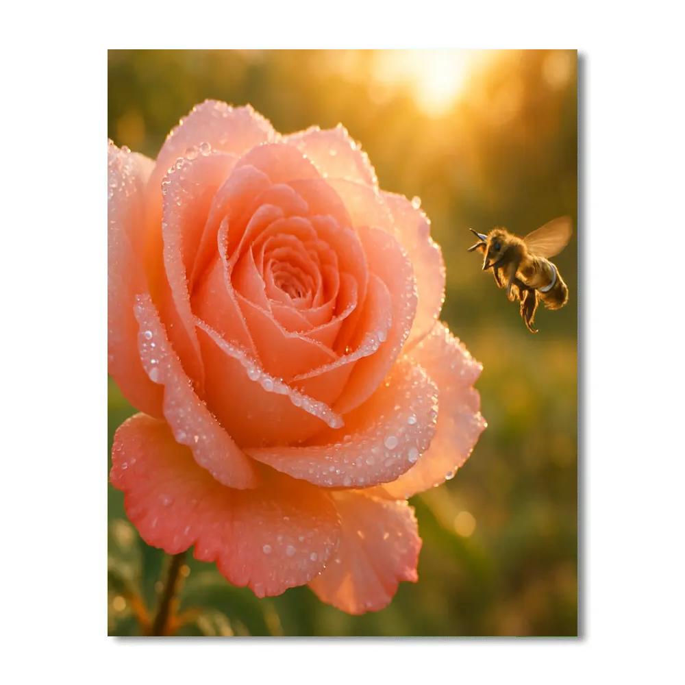 Flower Dawn Petal Surge Flower paint by color