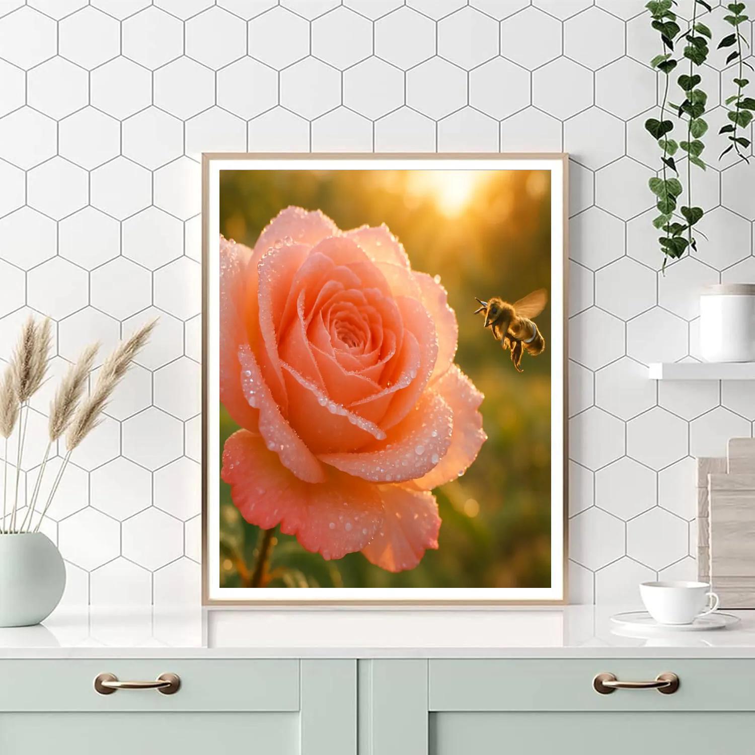 Flower Dawn Petal Surge Flower paint by color