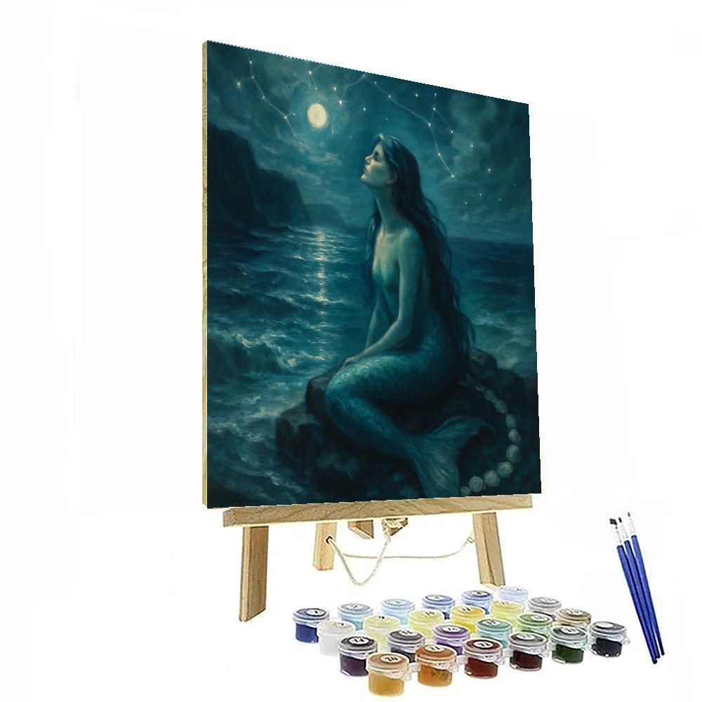 Mermaid Tidal Constellation Mermaid Paint by numbers kits