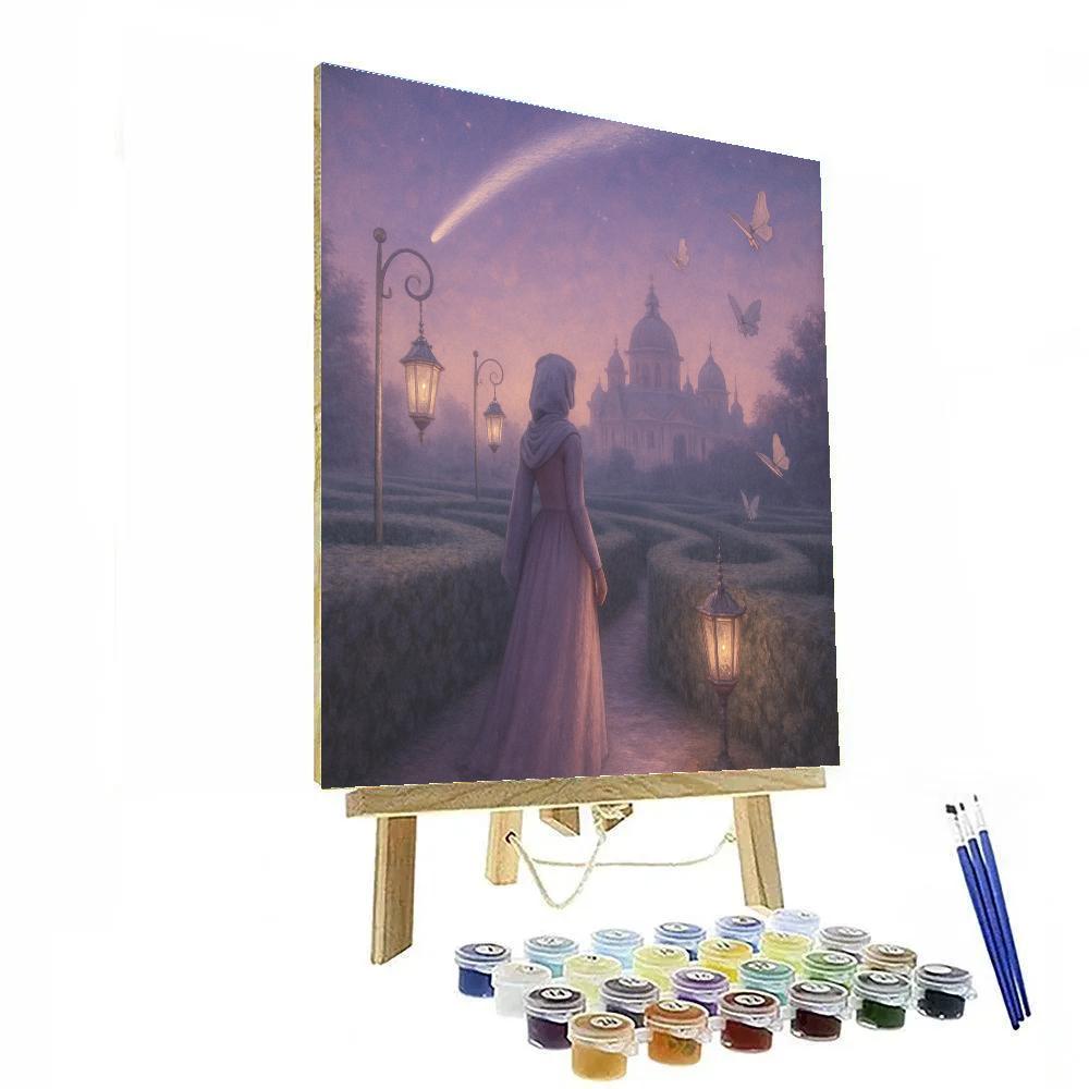 Princess Starlit Garden Princess Paint by numbers art
