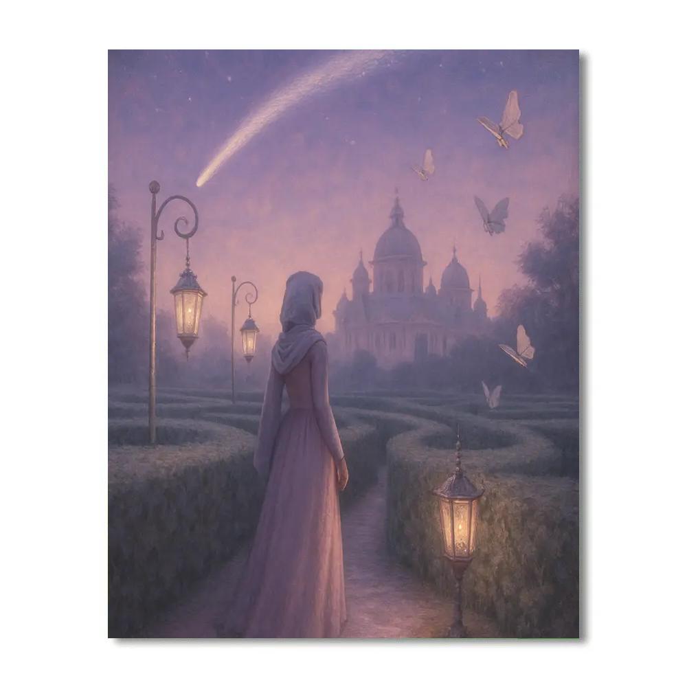 Princess Starlit Garden Princess Paint by numbers art