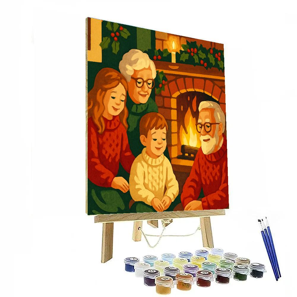 Yuletide Storytime Numbered painting kits