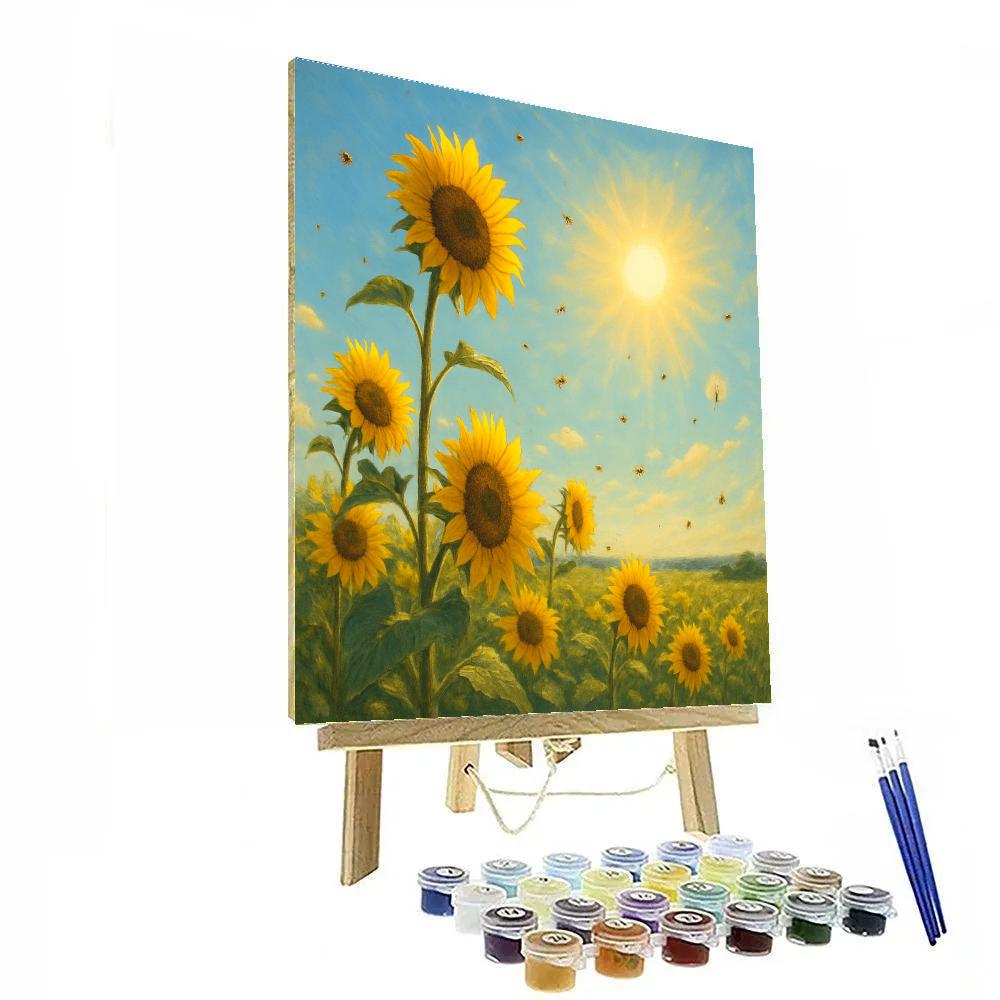 Sunflower Solar Drift Sunflower paint by color