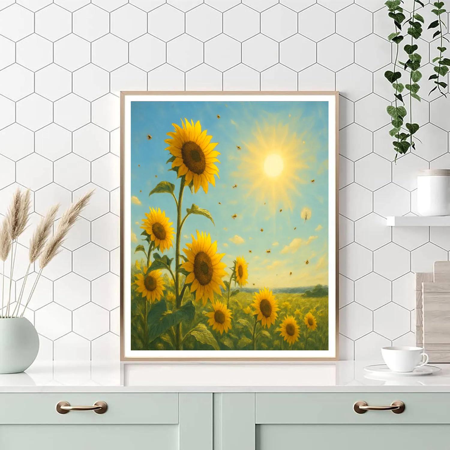Sunflower Solar Drift Sunflower paint by color
