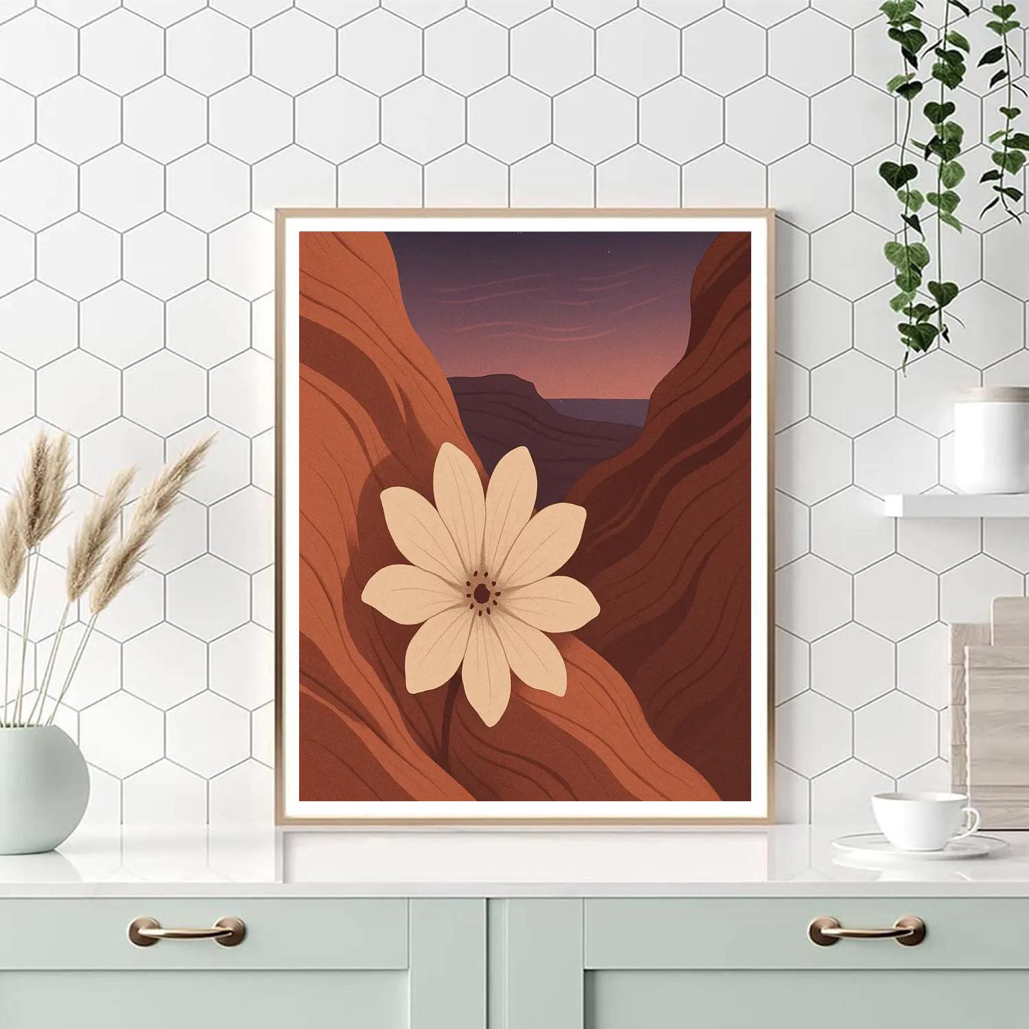 Georgia OKeeffe Desert Bloom Georgia OKeeffe paint by color