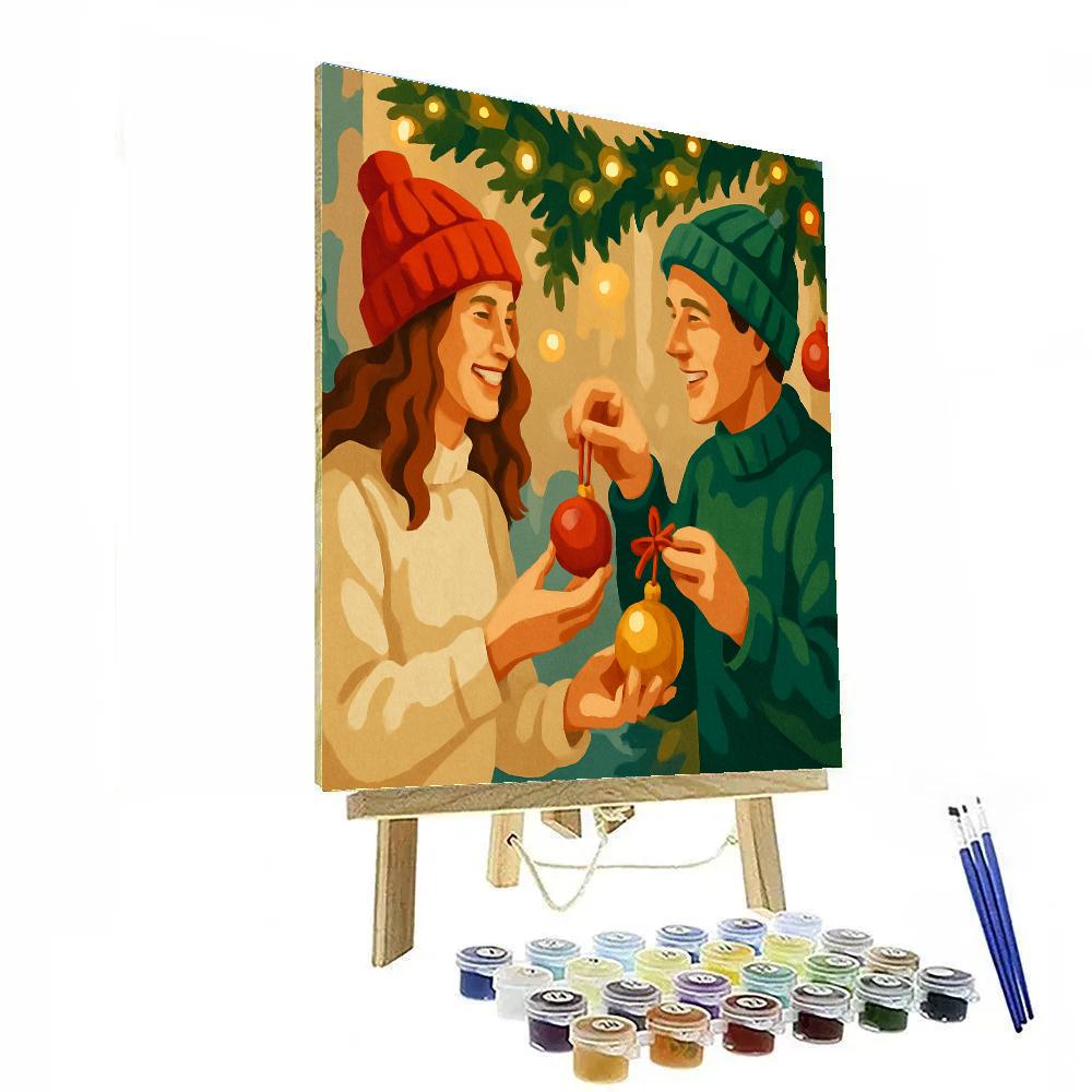 Glowing Ornament Exchange painting number kit