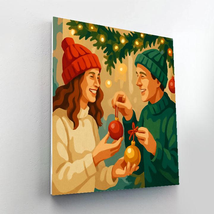 Glowing Ornament Exchange painting number kit