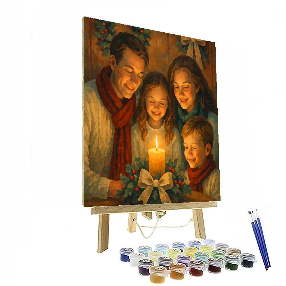 Cozy Candlelit Corner Painting by numbers kit