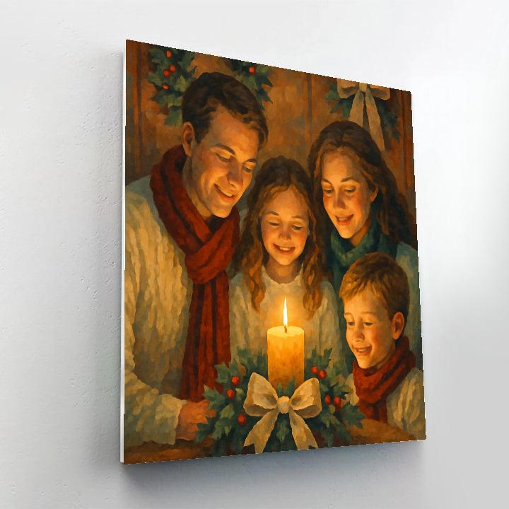 Cozy Candlelit Corner Painting by numbers kit