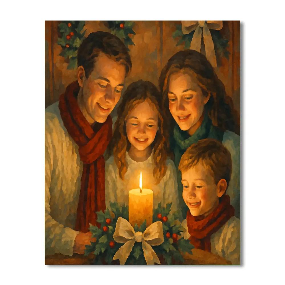 Cozy Candlelit Corner Painting by numbers kit
