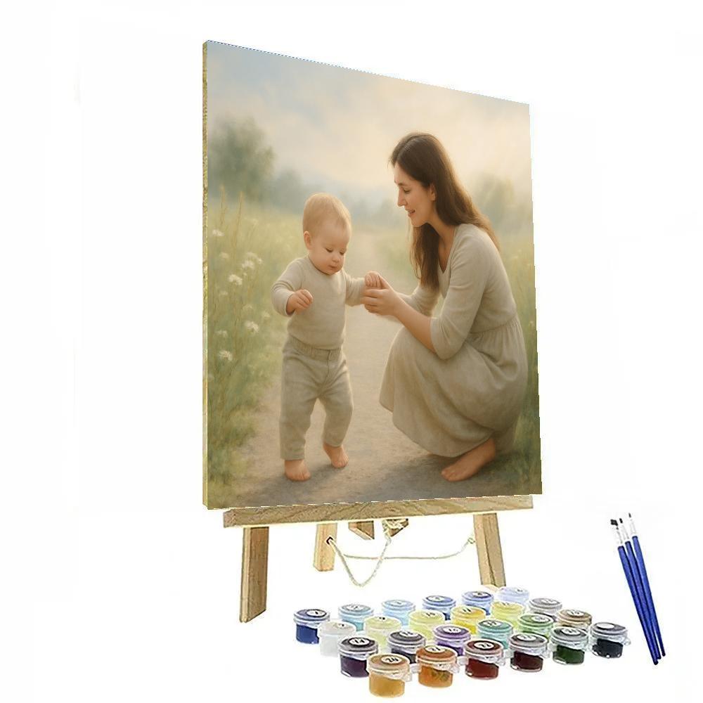 Guiding Light On First Steps paint by color