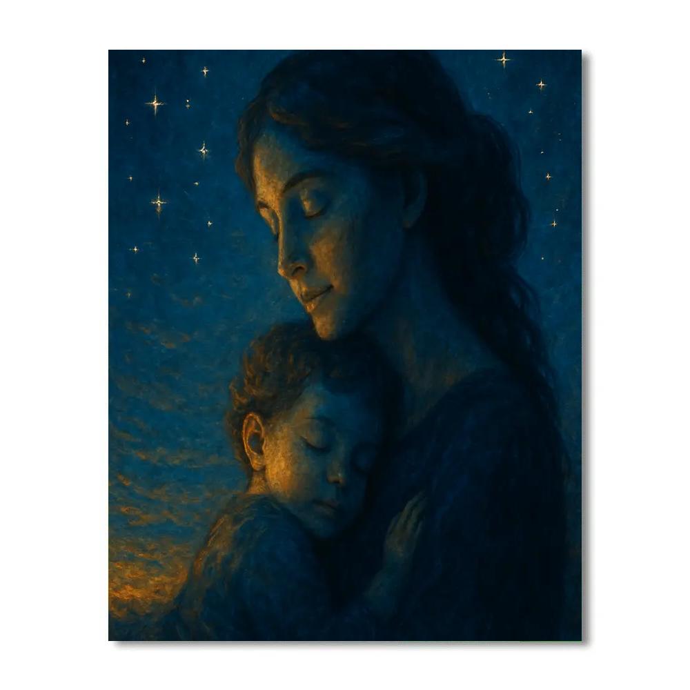 Warm Evening Embrace At Twilight paint by number