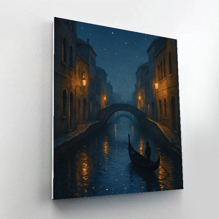 Italy Night Canal Italy Paint by numbers art