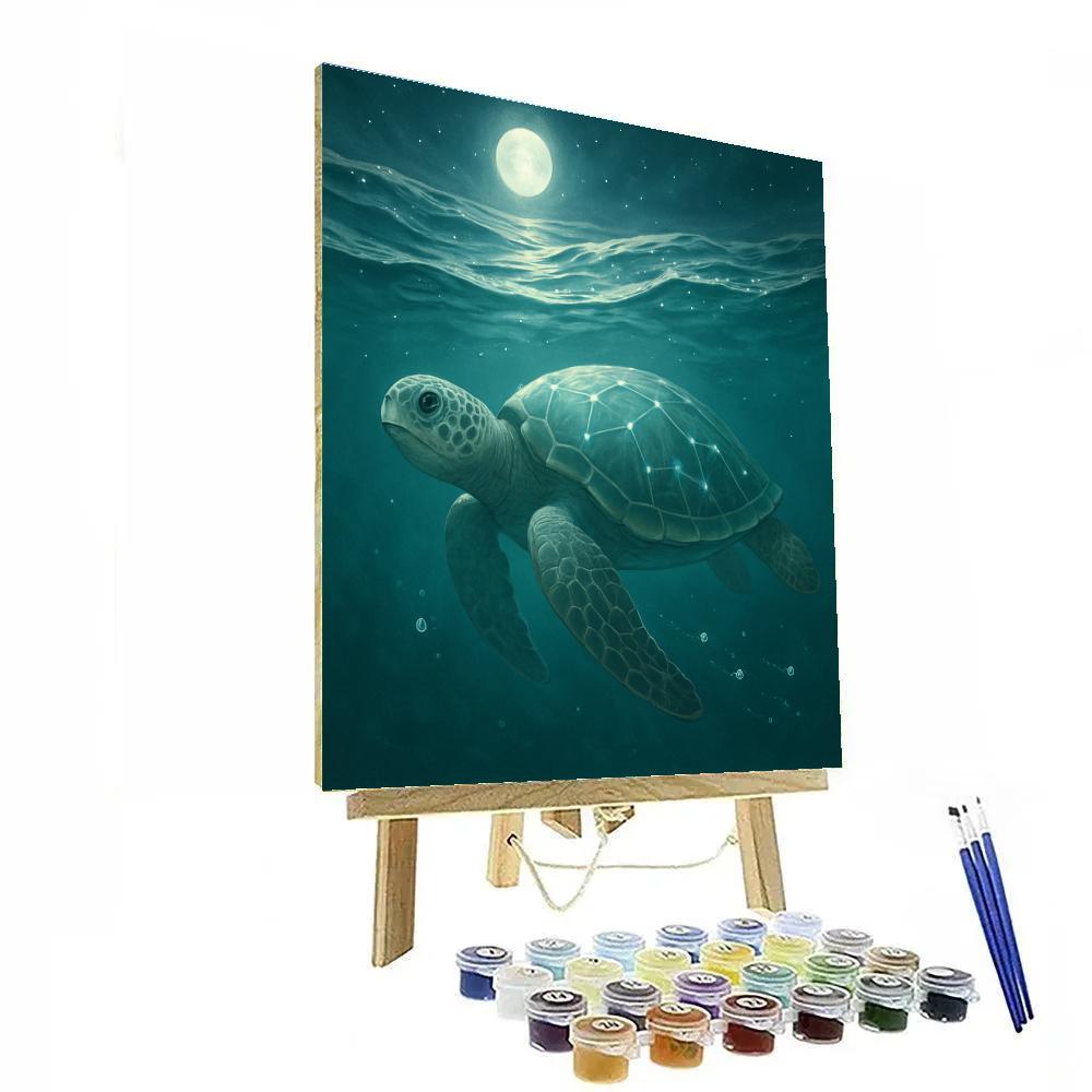 Turtle Tidal Star Drift Turtle paint by color