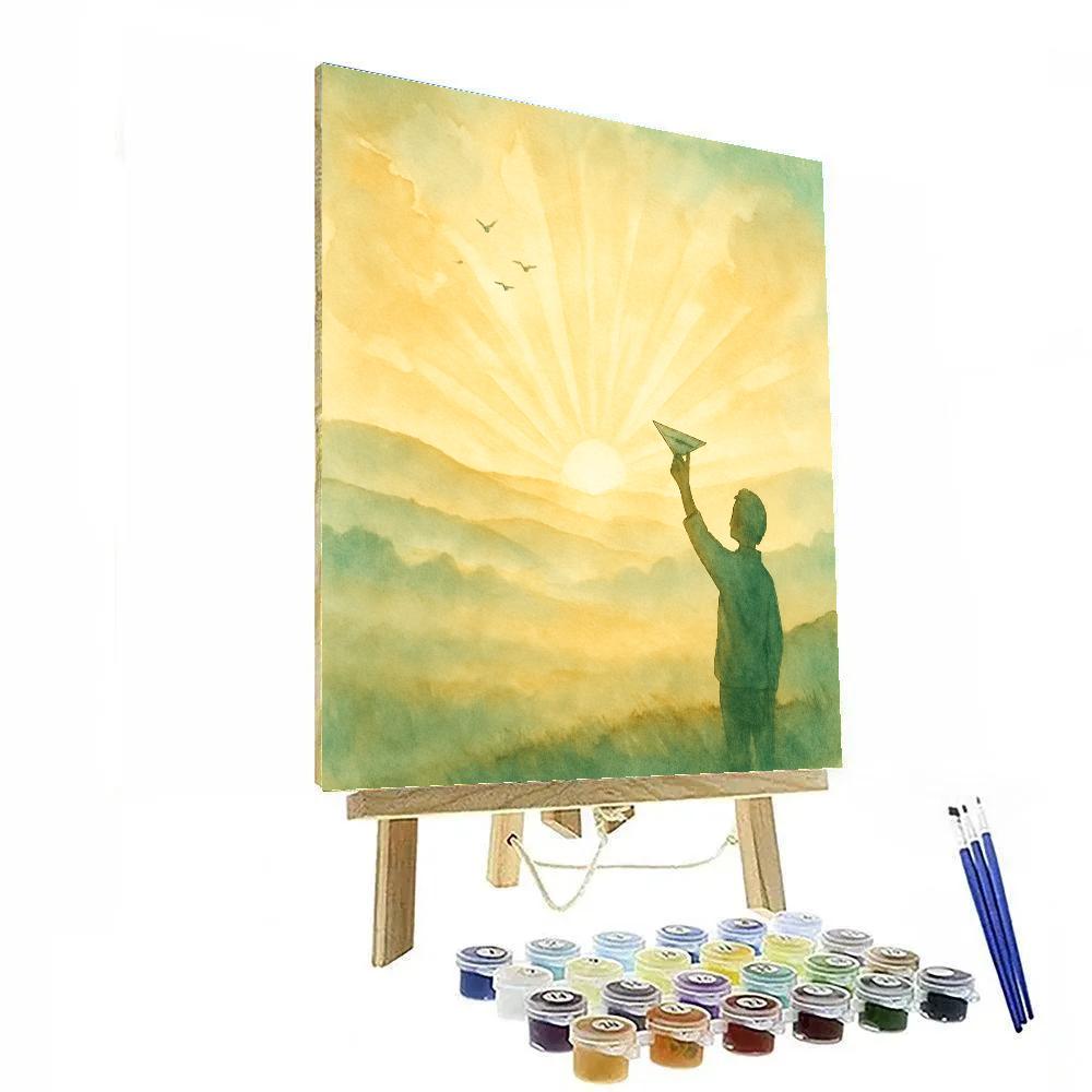 Inspire Dawn Uplift Number painting