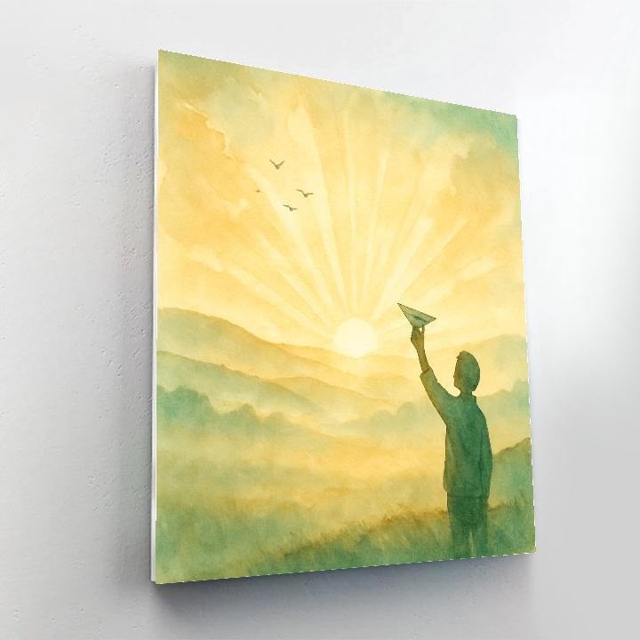 Inspire Dawn Uplift Number painting